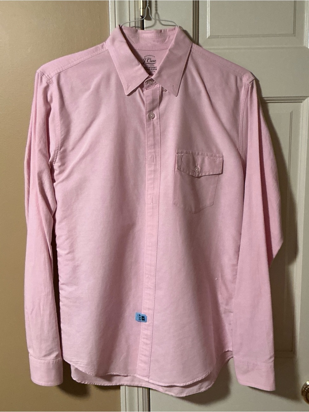 J. Crew Men's Pale Pink Dress Shirt